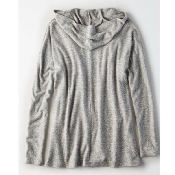 American eagle soft & sexy plush hooded cardigan - Picture 2 of 8